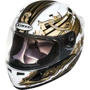   XF708 Sports Bike Racing Motorcycle Helmet   White / Small: Automotive