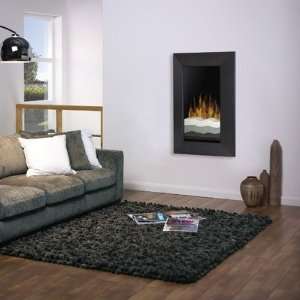   V1525x Recessed/Wall Mount Black Electric Fireplace