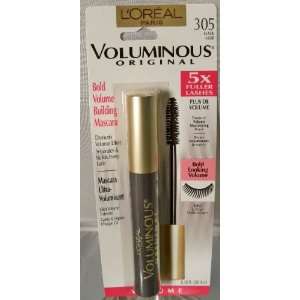 Oreal Voluminous Bold Volume Building Mascara, 5 X Fuller Lashes 