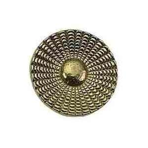  16 Brass Round Cabinet Knob from the Deco Collecti: Home Improvement