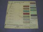 1959 Chevrolet Truck Color Chip Chart and Color Codes  