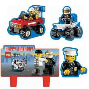   Lets Party By Amscan LEGO City Mini Cake Decorations 
