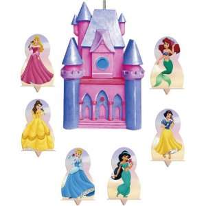    Disney Princess Candle and Cake Topper Set 7ct: Toys & Games