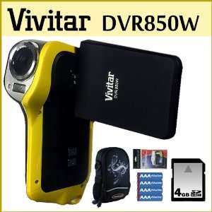  Vivitar DVR850W 8.1MP Underwater Flash Memory Digital Camcorder 