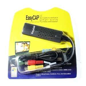   EasyCAP TV USB 2.0 Audio Video DVD Capture Card Adapter Electronics