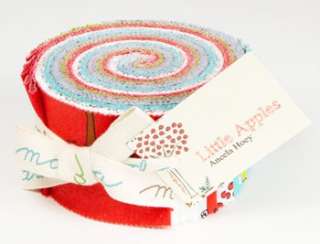 Moda FABRIC Jelly Roll ~ LITTLE APPLES ~ by Aneela Hoey 40   2.5 