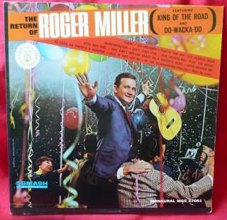 ROGER MILLER return of NM DG king road wacka LP record  