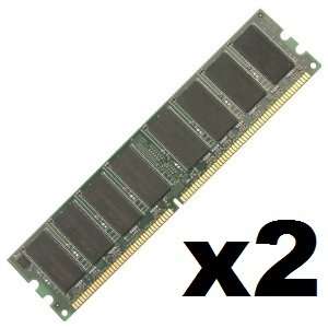   X2 PC2700 DDR 333 184 pin ram pc DESKTOP memory LOW DENSITY NON ECC