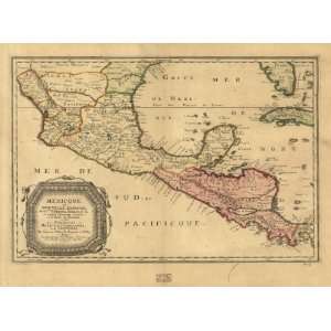  1656 map of Mexico & Central America