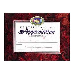   Certificate Of Appreciation  Set of 30 8.5 X 11 Certificates Toys