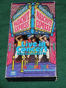 Gymboree VHS Video~Parachute Express Live in Concert  