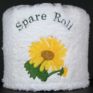 Daisy (Yellow) Spare Roll Toilet Paper Cover  