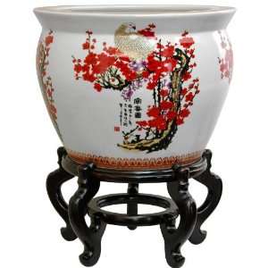  Beautiful Oriental Planter Pot   12 Fine Chinese Porcelain 