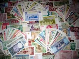 Uncirculated Foreign Currency World Paper Money Bills $  
