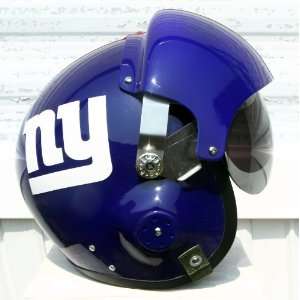  New York Giants Fighter Pilot Helmet NFL Football USAF F/S 