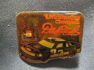 Dale Earnhardt Winston Cup Trophy Car Hat Race Gold Pin  