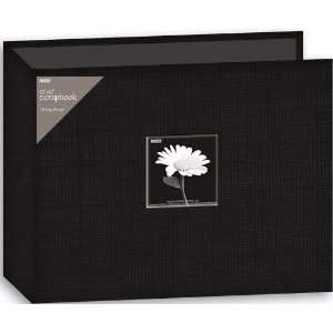  Fabric 3 Ring Binder Album With Window 12X12 Bla 
