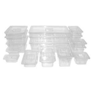   Full Size Clear Polycarbonate Food Pan   2 1/2 D: Home & Kitchen