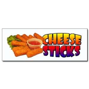   CHEESE STICKS DECAL sticker mozzarella concession new 