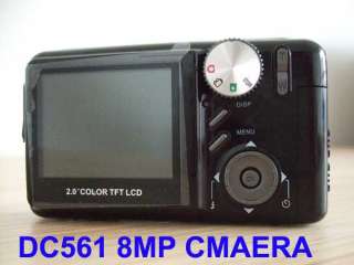 TFT LCD 4X ZOOM HD 8MP Digital Camera Camcorder+1GB SD CARD/BLACK 