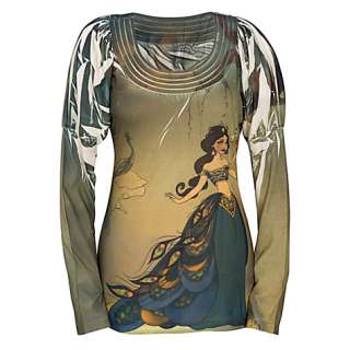 Fitted The Art of the Disney Princess Jasmine Top by Disney Couture