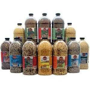 Gourmet Popping Corn Gift   4 lb Bottle, Baby White Rice  