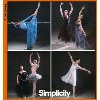 SIMPLICITY PATTERN 5138 Misses Ballet Lyrical Costumes Size HH 6, 8 