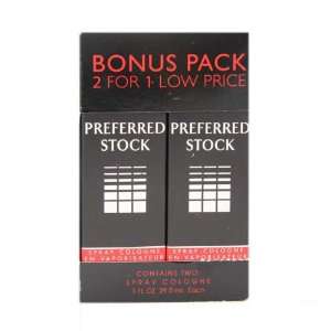  Preferred Stock By Coty for Men Cologne Spray Pack of 2 X 