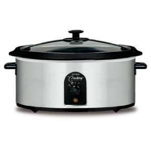 Crock Pots and Slow Cookers  6 Quart Oval Crockery Slow Cooker 