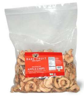 2x Bare Fruit 100% Organic Bake Dried Chips 1 lb Bags  