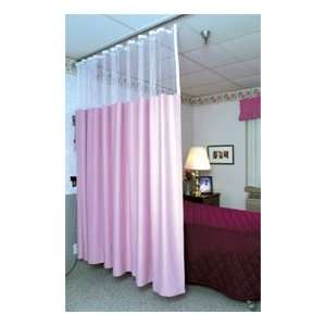 Spring Frost Cubicle Curtains   102 inch W x 84 inch H, Pacific   1 ea