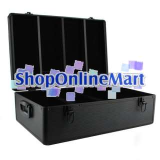 900 Capacity Aluminum like CD DVD Storage Holder Case  