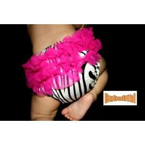 BubuBibi Baby Cloth Diaper Cover/Ruffles/Petti Bloomer  ZEBRA WITH 