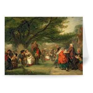 Village Merrymaking by William Powell Frith   Greeting Card (Pack of 2 