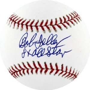 Bob Feller Autographed Baseball with 8x All Star Inscription