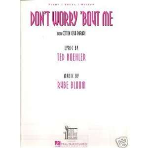   Cotton Club Parade Dont Worry About Me By Ted Kohler 
