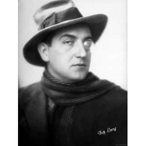  Monocled Austrian Born Film Director Fritz Lang During His 