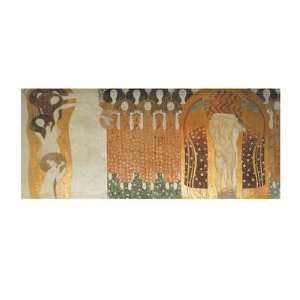   Beethoven Frieze   Artist: Gustav Klimt   Poster Size: 40 X 20 inches