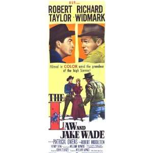   Jake Wade Poster 27x40 Robert Taylor Richard Widmark Patricia Owens