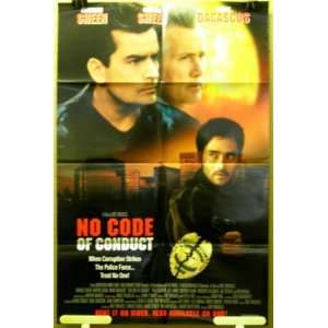 Movie Poster No Code Of Conduct Charles Sheen Martin Sheen 