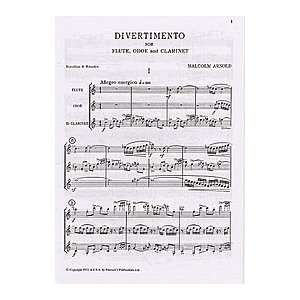 Malcolm Arnold: Divertimento For Wind Trio Op.37 (Score)