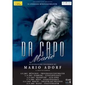  Mario Adorf   Da Capo 2005   CONCERT   POSTER from GERMANY 