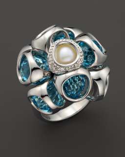 Di MODOLO Sterling Silver, Blue Quartz, Freshwater Pearls And Diamonds 