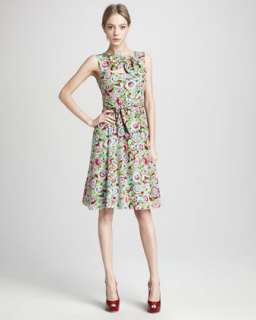 Paisley Print Dress  Neiman Marcus