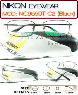EyezoneCo NEW NIKON Titanium Eyeglass Frames NC9550T C2  