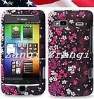 New Fall Flowers Design Hard Rubberized Case Cover for HTC T Mobile g2 