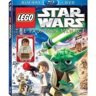 LEGO Star Wars The Padawan Menace Blu ray & Standard DVD Combo Pack 