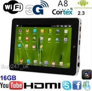 10.2 SUPERPAD FLYTOUCH ANDROID 2.3 TABLET PC WIFI GPS CORTEX A8 EPAD 