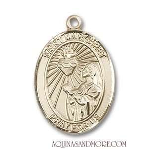 St. Margaret Mary Alacoque Medium 14kt Gold Medal