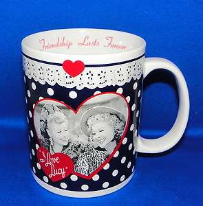 Love Lucy Friendship Lasts Forever 12 oz. Ceramic Mug  
